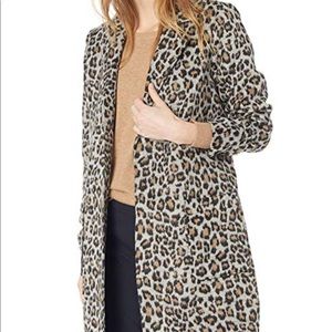 Cupcakes and Cashmere Leopard Wrap Coat